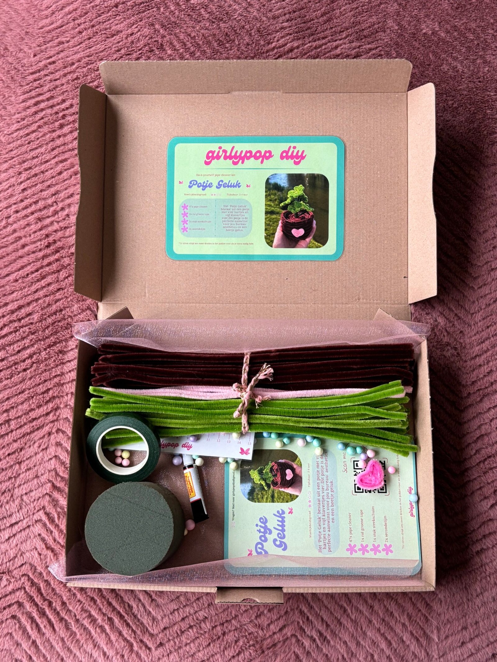 Potje Geluk | Girlypop DIY | Pipe Cleaners